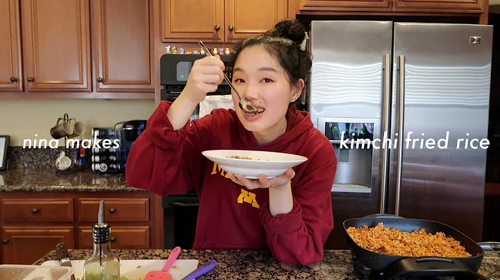 i made kimchi fried rice - () | cooking with nina