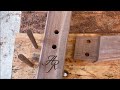 Building A Pedestal Base // Mortise and Tenon Drawbore // Round Dining Table