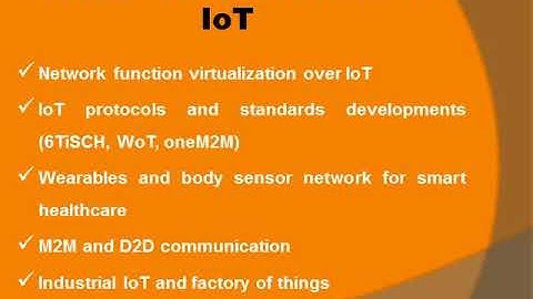 PhD Research Topics in IoT Internet of Things