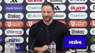 Domenico Tedesco: Ben ve oyuncularım beraberlikten dolayı hayal kırıklığına uğradık