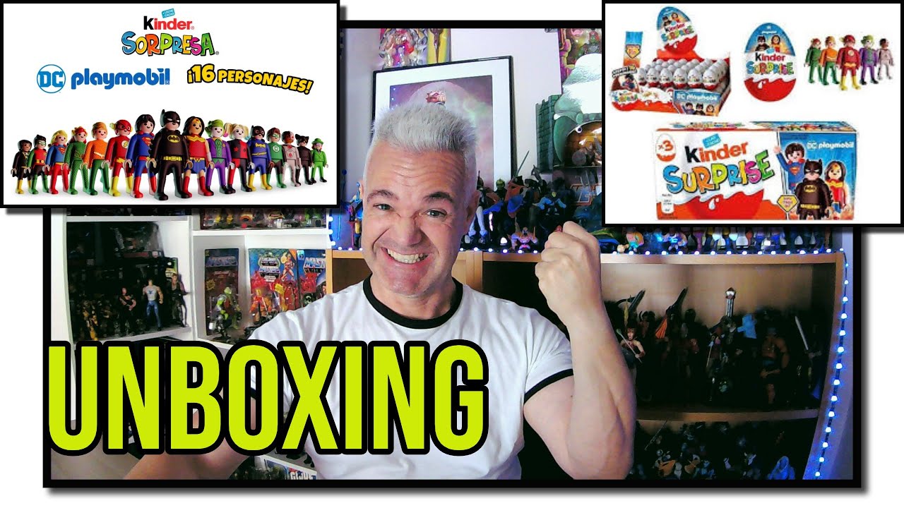 [UNBOXING] 🤗 HUEVOS KINDER PLAYMOBIL DC 😲