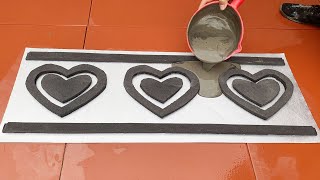 Idea full of love - Make your own cement plant pot at home