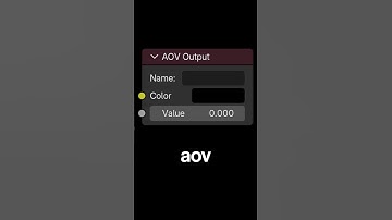 AOV Output | Explaining Every Single Node in Blender #blender #b3d