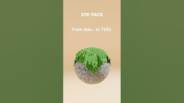 Cloth simulation - Grass and earth #clothsimulation #blender #shorts #asmr