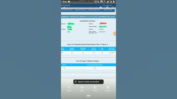 chsl scorecard 2019 #chsl #marks #ssc #chsl2019 #chsl2020