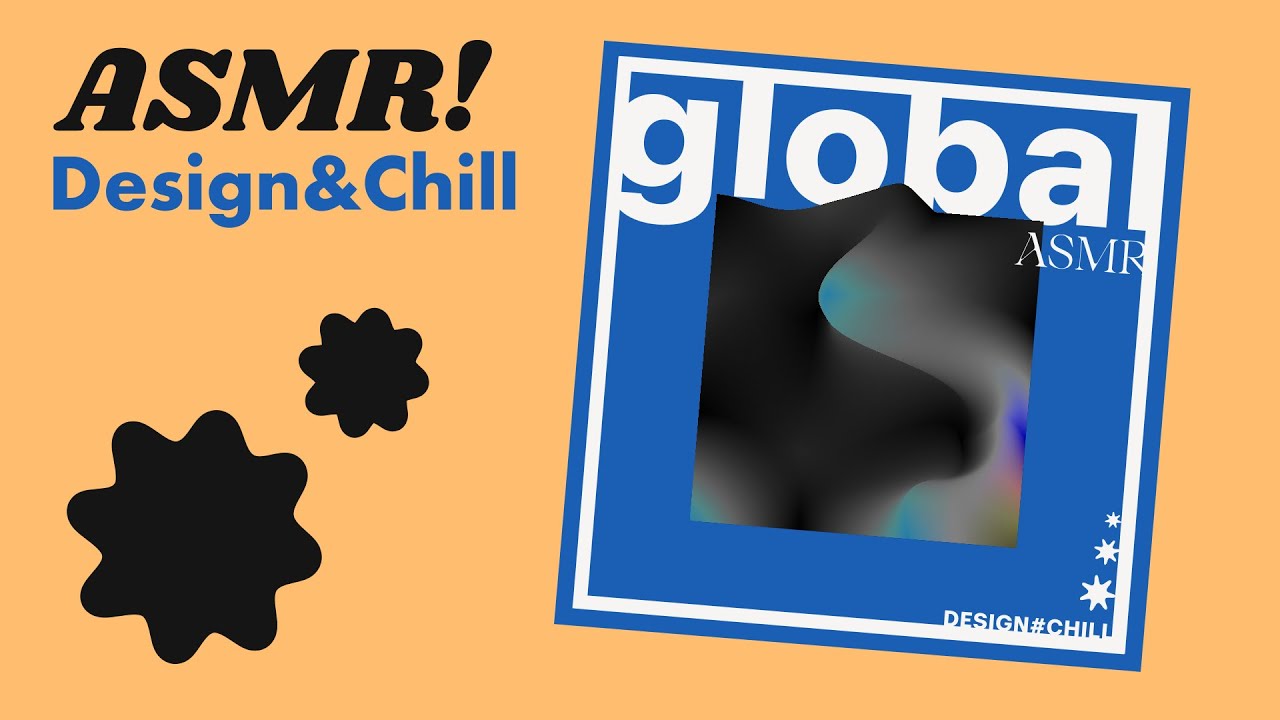 ASMR | Design & Chill #3 | Soft Spoken & Mouth Sounds | Keyboard & Clicking