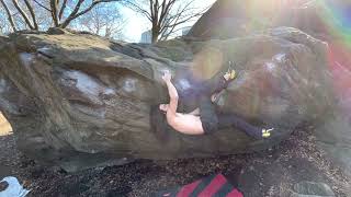 Polish Traverse (V5) - Rat Rock, Central Park, New York City, NY