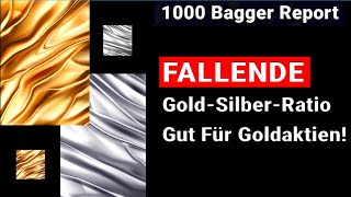 Silberaktien | Goldaktien - Fallende Gold-Silber-Ratio gut für Goldaktien!