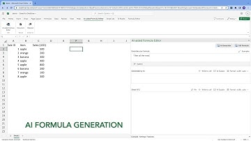 AI Formula Editor Demo (powered by GPT-4o)
