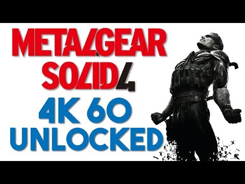 RPCS3 | Metal Gear Solid 4 - 4K 60 FPS Unlocked Framerate on PC