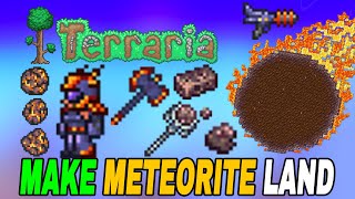 Terraria: How To Get Meteorite Ore To Spawn Guide (Tutorial)