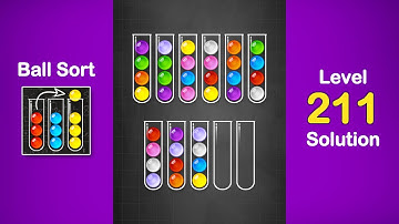 Ball Sort Puzzle Solution Level 211