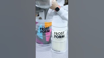 Geometric Two-tiered cake made with Frost Form 📐www.frostform.com