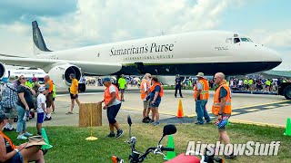 RARE! DC-8 Taxi and Departure in HD - EAA AirVenture Oshkosh 2021