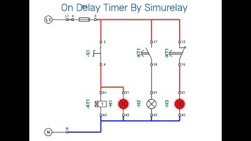 On Delay Timer By Simurelay