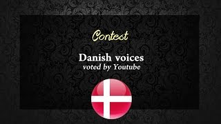 Who is your favourite Danish Non/Disney Princess voice ? // Result !