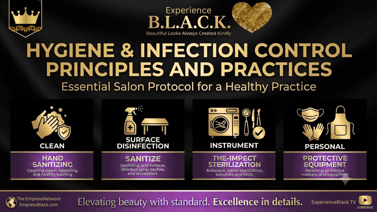 🧬 Infection Control Principles & Practices Part 1 | The Natural Haircare & Styling Masterclass