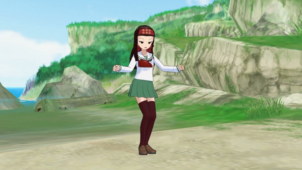 MMD  -Ariana Grande Ft  -Nicki Minaj  -Side To Side -Saemonza By Girls und Panzer Full Dance.