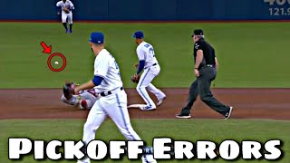 MLB \\ Worst Pickoff Errors