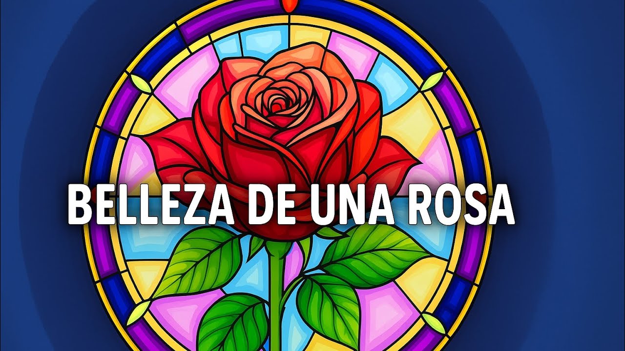🌹 La Rosa que Brilla como un Vitral 🎨 - YouTube