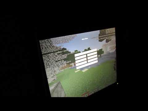 Minecraft on 1.80 GHz dual core Intel Pentium E2160