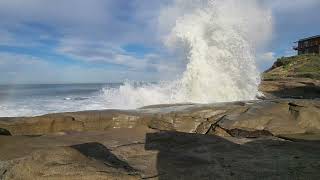 KING TIDES - AMAZING WAVES - OCEAN BEACH, SAN DIEGO CA - 01/07/2023