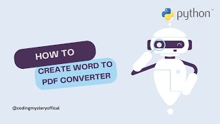 how to create word to pdf converter in python #coding #artificialintelligence #python #devinai
