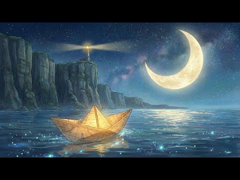 [Ocean Waves] I Will Light the Path of Your Heart.. 🌛 Soft Sleep Music