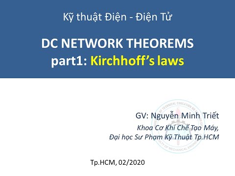 Video [EEEN230129] - Video05 - Định luật Kirchhoff 1 và... - youtube