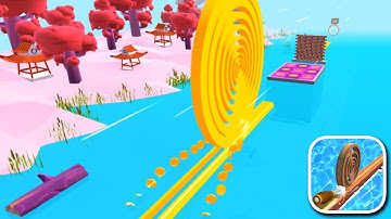Spiral Roll - Gameplay Walkthrough Part 1 - Levels 1-26 (iOS, Android)
