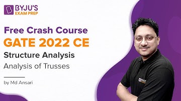 GATE CE 2022 | Structure Analysis | Analysis of Trusses | Md Ansari sir