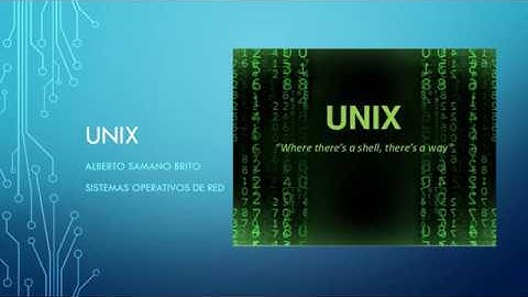 Sistema operativo de red "Unix"