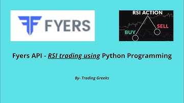 3. RSI Trading Using Python and Fyers Api - Fyers