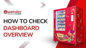 How to check Dashboard overview ? I Wendor Dashboard
