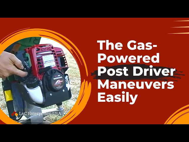 gas powered post driver lowes