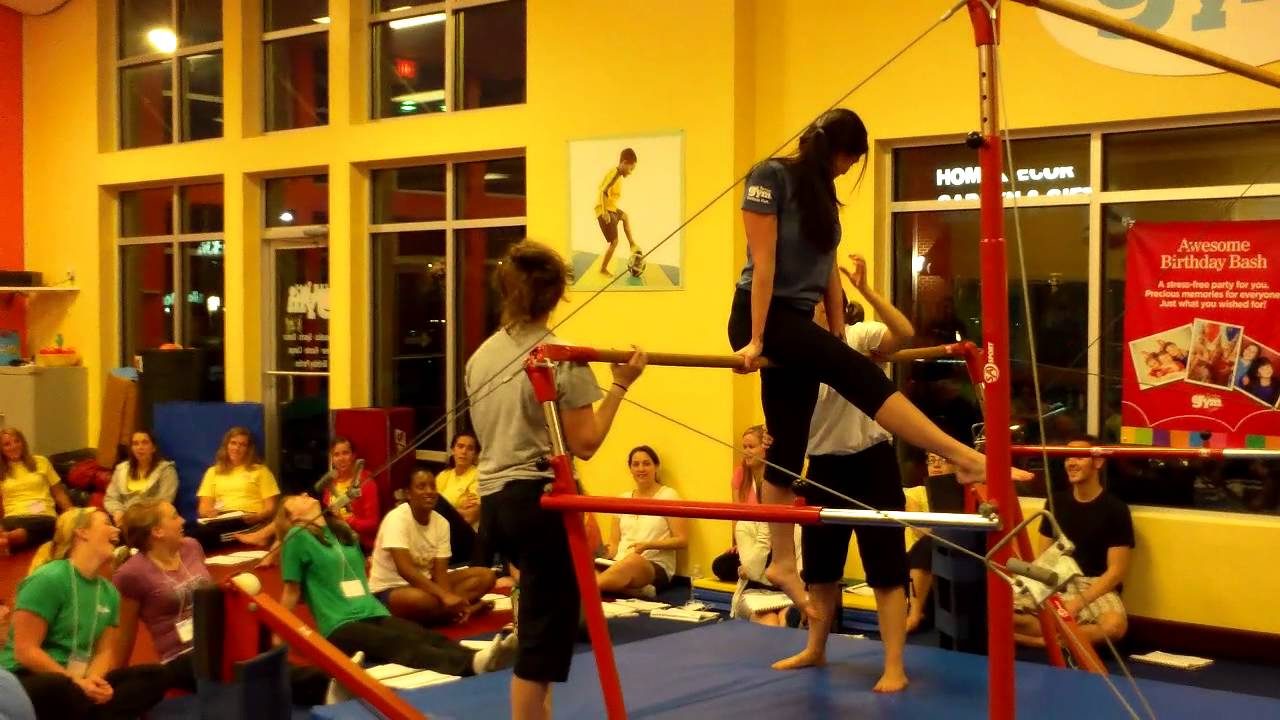 Rachel Coaches Gymnastics Spotting Techniques YouTube