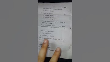 Ecological principal paper #Sidharth University Msc zoology 2nd semester paper #msc zoology paper