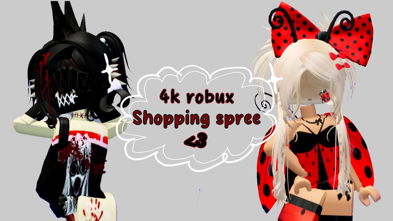 4k robux shopping spree !! (Halloween edition)