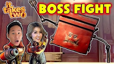 OUR MOST INTENSE BOSS FIGHT AGAINST A TOOLBOX! | It Takes Two