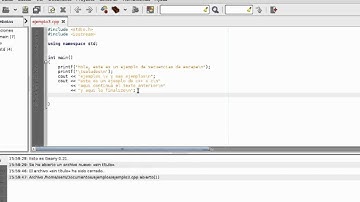 programacion en linux (c/c++) tuto03 (secuencias de escape)