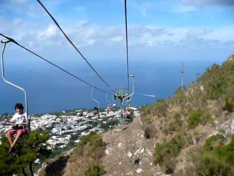 chair lift anacapri youtube