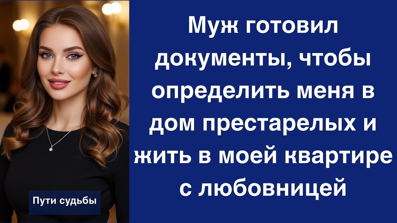 Муж готовил документы, чтобы определить меня в дом престарелых и жить в моей квартире с любовни