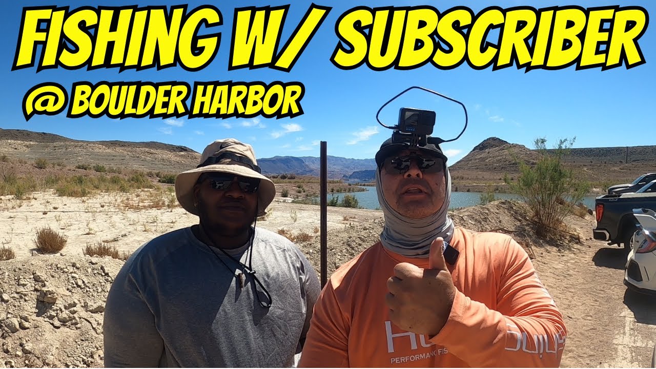 Fishing with a Subscriber at Lake Mead
