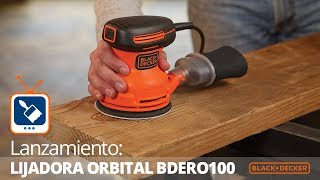 Lanzamiento: Lijadora orbital BDERO100 BlackDecker - YouTube