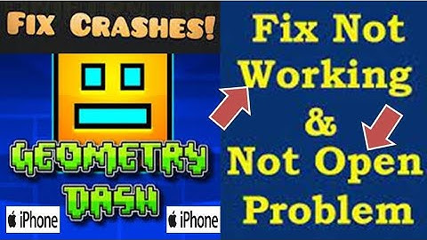 How to Fix Geometry Dash Not Opening on iPhone in iOS 15.4 iOS 15.4.1