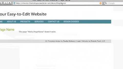 Easy to Edit Website: Add & Delete Pages