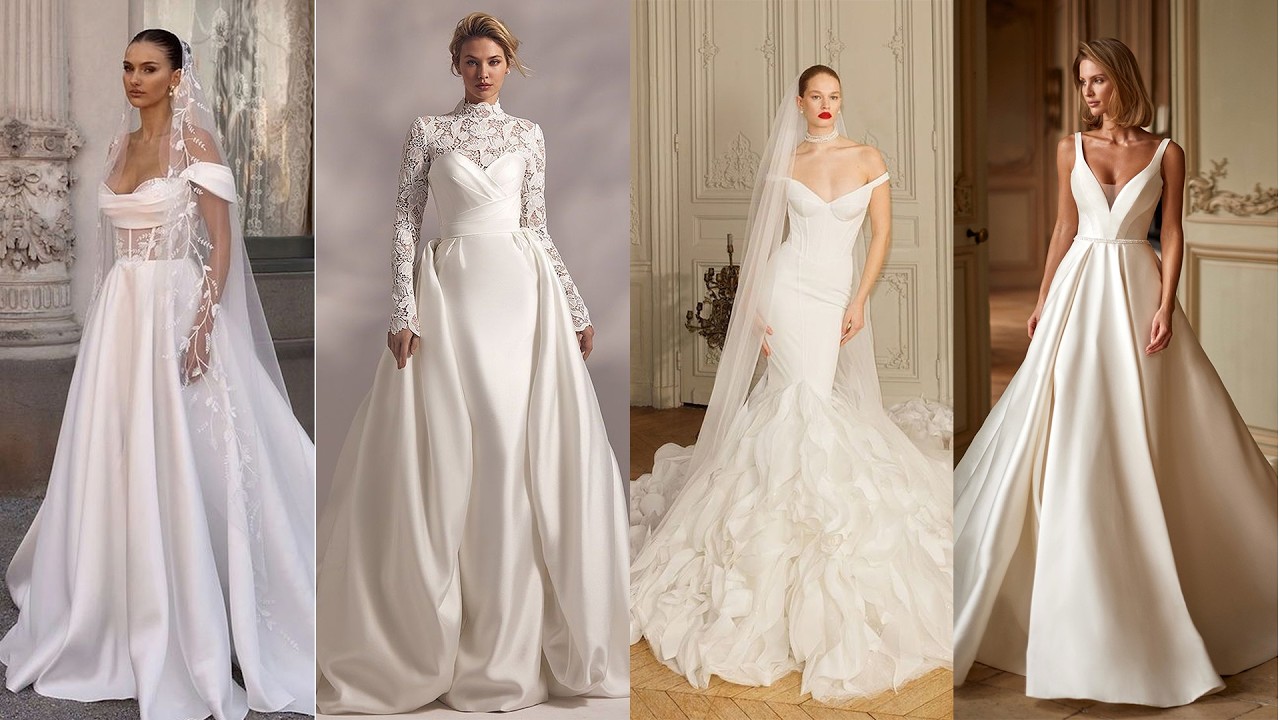 Самые модные свадебные платья для выпускного бала 2026 года. Сказочные и романтичные свадебные пл...