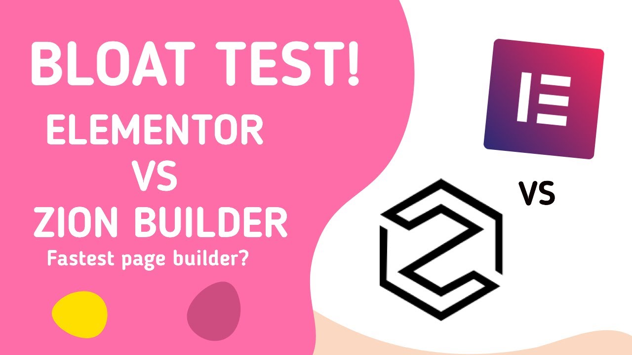 Elementor Pro VS Zion Builder Speed Test & Performance Review! - YouTube