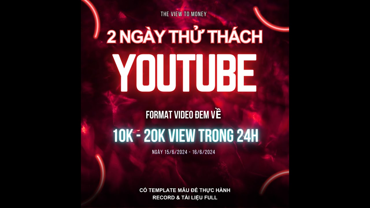 Outline Video Thử thách làm Youtube lấy 10k-20k view trong 24h (Sẽ xóa trong 2 ngày)