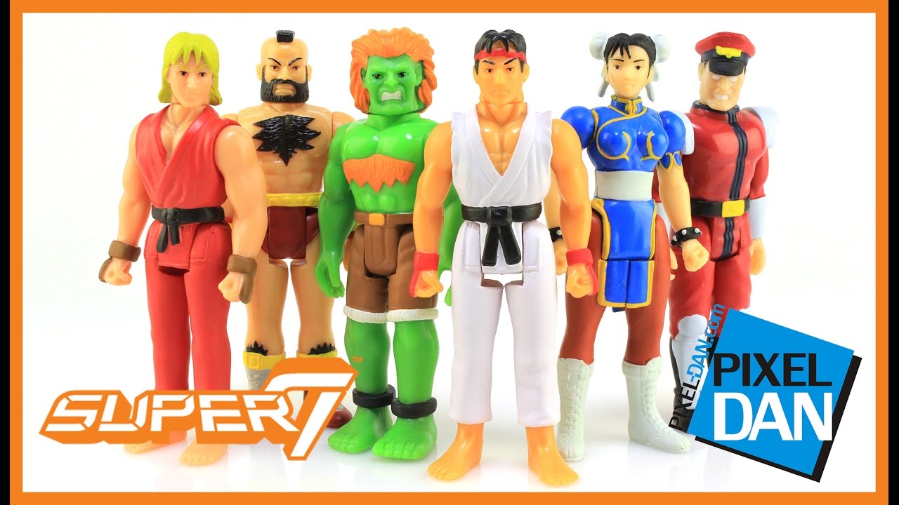SUPER7 リアクション ストリートファイター フィギュア RYU KEN